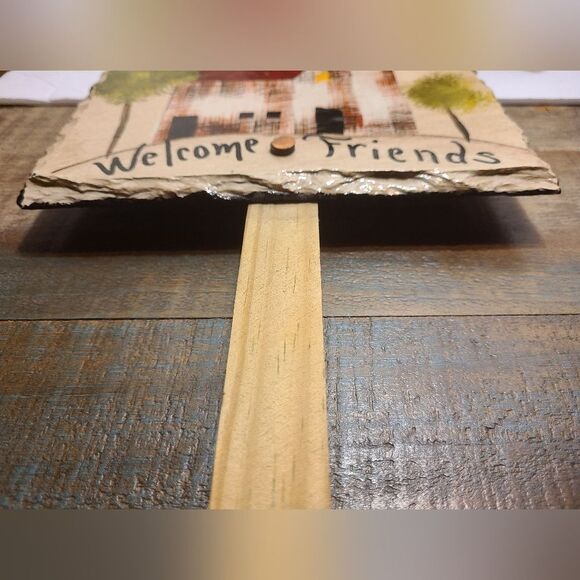 Outdoor Wood Welcome Sign 18" - Picture 5 of 7